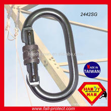 2442SG Steel Zinc Plated Symmetrical CE EN362 Carabiner